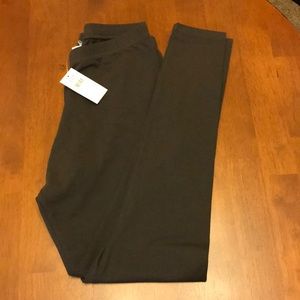 J. Jill Dark Brown leggings -NWT